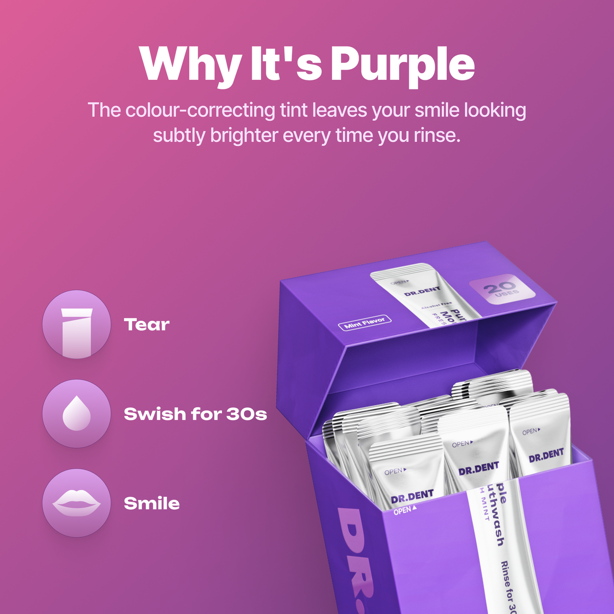 Purple Whitening Mouthwash