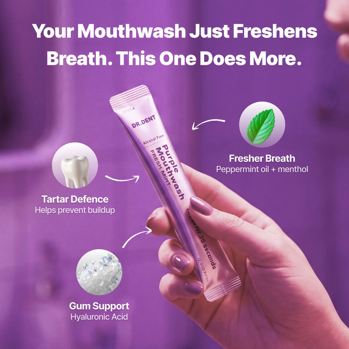 Purple Whitening Mouthwash